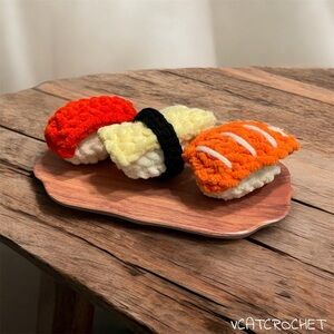 Crochet Sushi Set